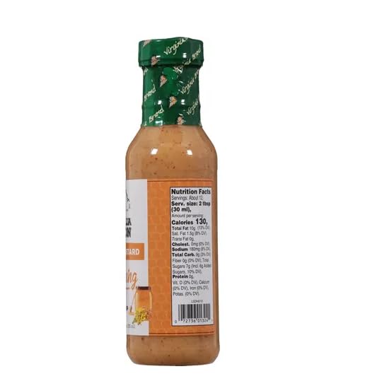 Virginia Brand Vidalia Onion Honey Mustard, 12-ounces (Pack of 6)