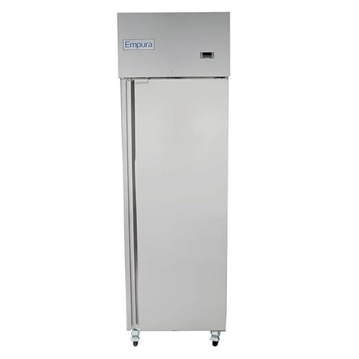 25" Reach-in Refrigerator with One-Swing Solid Door | Merchandiser Beverage Display Fridge for Convenience Grocery Store | 18 Cu. Ft. | 24.8"W x 31.5"D x 79.5"H, Stainless Steel Exterior, NSF