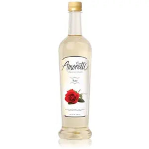 Amoretti Premium Syrup, Rose, 25.4 Ounce (Pack of 12)