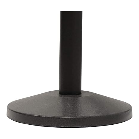 Crowd Control Warehouse CCW Series RBB-100 - Set of 2 Stanchions with Retractable Belts - 11 Foot Black/Yellow Belt, Black Post - Crowd Control Barriers