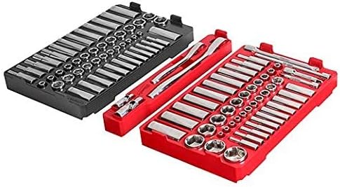 Milwaukee Electric - 1/4-3/8 106PC Rat. and Socket Set in PKOUT SAE-MM