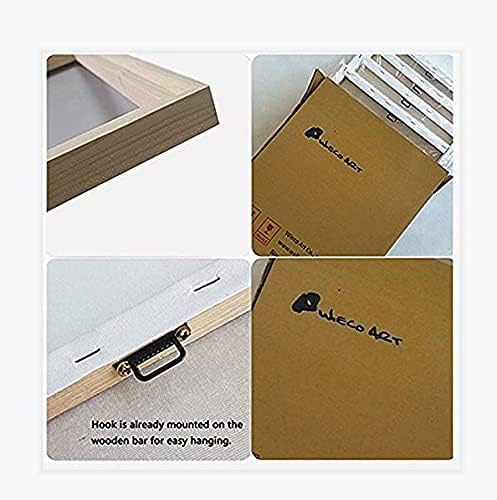 Wieco Art Red Sun Large Modern 5 Panels Seascape Sea Giclee Paintings Canvas Prints Wall Art Gallery Wrapped Pretty Ocean Sunset Pictures Artwork for Kitchen Bathroom Home Office Decoration