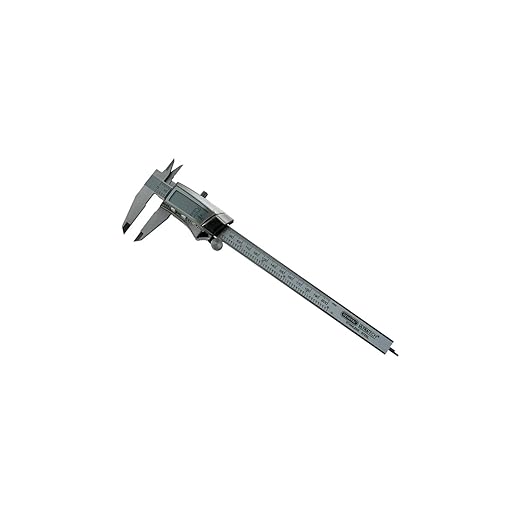 General Tools 1478 Digital Stainless Steel Caliper, 0 to 8" with Fractions," or Milimeters UOM, 8 to 10.9 Inches