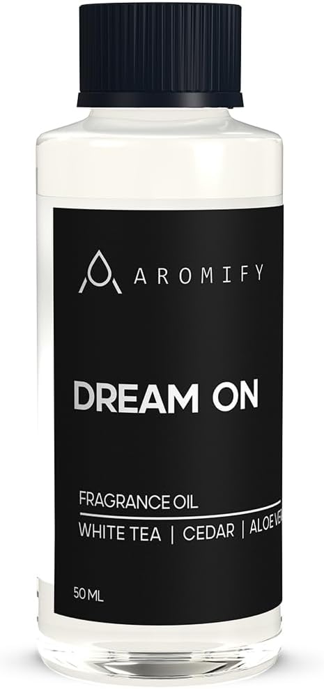 Dream On Diffuser Oil, 50mL 1.6 FL Oz, Luxury Hotel Scent Diffuser Oil for Home, Office & Spa, Fragrance Essential Oils for Aromatherapy, Aloe Vera & Cedarwood