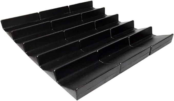 3 Pack of Tiered 5-Step Produce Riser Display for Retail Grocery Produce Market Farmers Market, Set of 3 Fits Tables 36"D x 36"W, Washable Food Safe Material