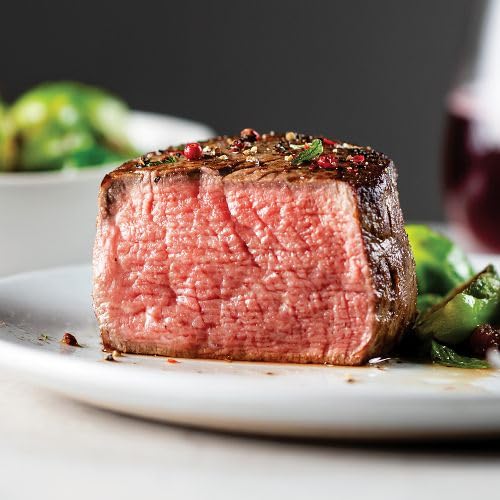 Omaha Steaks Heartland Signature Steaks Pack (Butcher's Cut Filet Mignons, Butcher's Cut Top Sirloins, Ribeyes, and Omaha Steaks Seasoning)