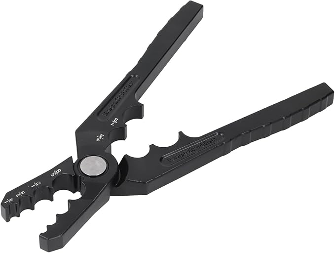 Manual Copper Tube Rounder, Multifunctional Flat Tube Copper Pipe Rounding Repair Pliers 6 Holes Design 1/4 3/8 1/2 5/8 3/4 7/8 Inch