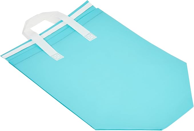 Restaurantware Insulated Take Away Bags 100 Pack Of Reusable Grocery Shopping Bags With Handle Foldable Waterproof Cooler Delivery Carriers For Work Camping Restaurants Coffee Seafood Milk Tea