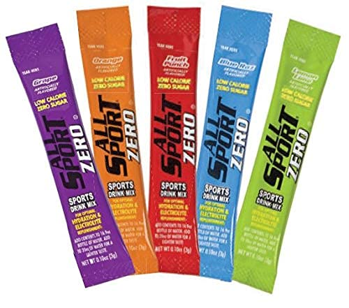 All Sport Zero Sticks, Low Calorie, ZERO Sugar, Electrolyte Sports Drink Mix, Vending Pack (Variety Pack, Case of 150 Sticks)