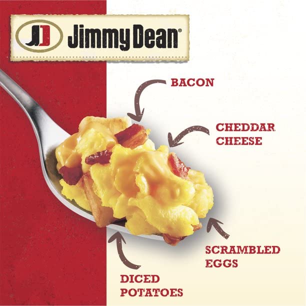 Jimmy Dean Breakfast Bowl Variety Pack - Bacon and Sausage Bowls with Eggs, Potatoes and Cheddar Cheese - Rich Source of Protein - 10 Pack (5 Boxes of Each) - Ready Set gourmet Donate a Meal Program