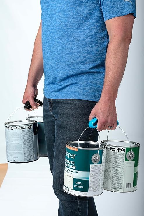 Click & Carry Grocery Bag Holder & Plastic Bag Carrier With Gel Padded Handle - Hands-Free Shopping Assistant for Multiple Bags, Paint Cans & Luggage - 100lb Capacity, As Seen on Shark Tank