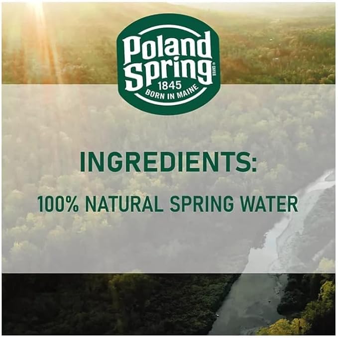 Poland Spring Natural Mineral Water 16.9 oz. 40 bottles