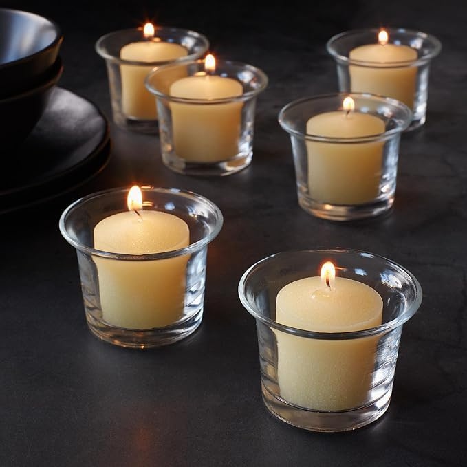 Royal Imports Votive Candle, Unscented Wax for Wedding, Birthday, Party, Spa, Holiday & Home Decoration (288, Ivory, 10 Hour)