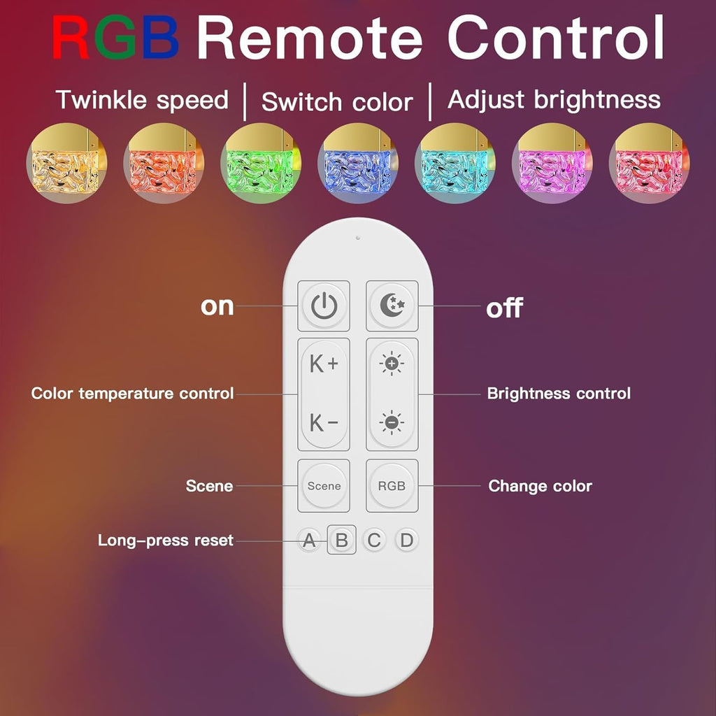 Wall Sconces Set of 2, Smart Dimmable LED Wall Sconces RGB 3000K-6000K, Hardwired Wall Sconce with Alexa,Remote Control, for Home Wall Decoration in Bedroom, Living Room,Hallway,Porch