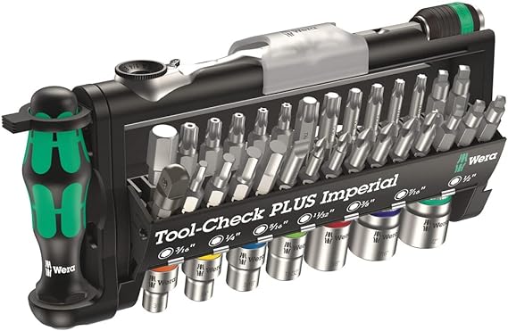 Wera 05056491001 Tool-Check Plus Imperial, 39 Pieces