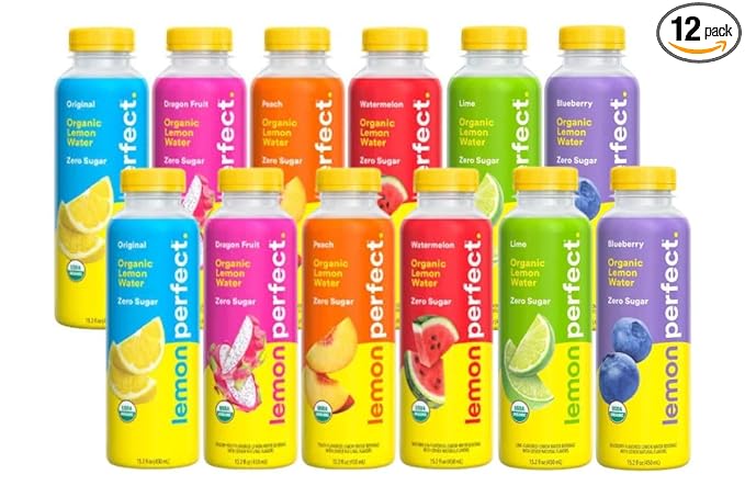 Lemon Perfect 6 Flavor Variety Pack 15.2 Fl Oz Bottles 12 Pack