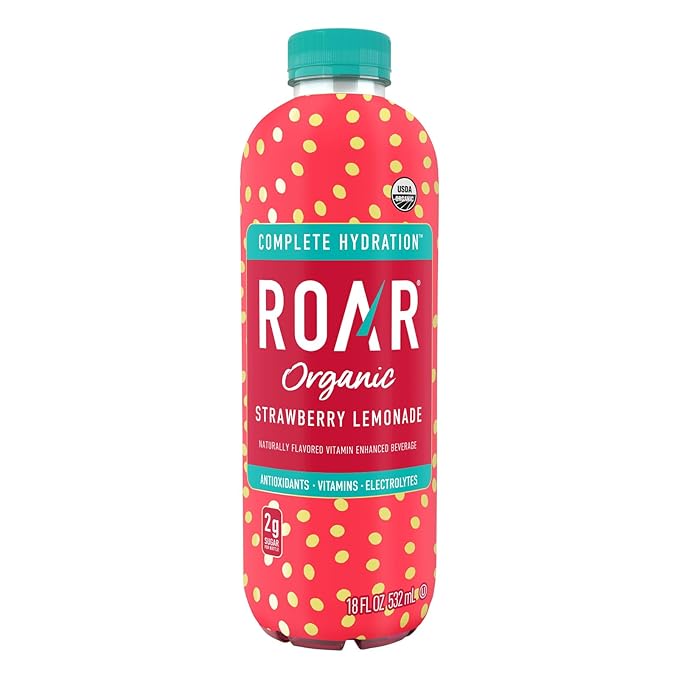 ROAR Complete Hydration Organic Variety Pack - Electrolyte Drinks Loaded with Vitamins C, B5, B12 - Hydrating Beverage Non-GMO, Gluten-Free - 12 pc