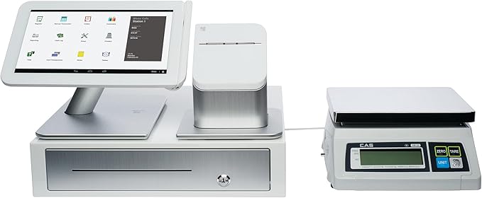 Generic Clover Station Duo for Grocery Stores (w/Scanner & Scale) - Requires New Processing Account Through SwyftPAY POS, White