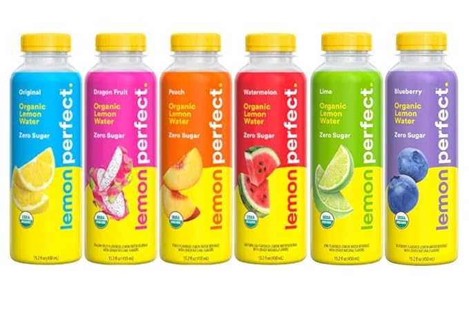 Lemon Perfect 6 Flavor Variety Pack 15.2 Fl Oz Bottles 12 Pack