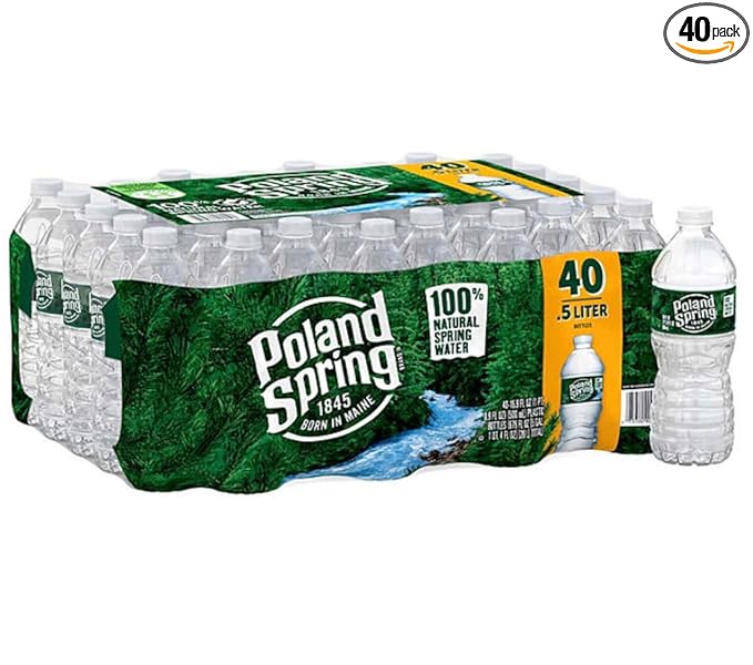 Poland Spring Bottled Water, 40 Count