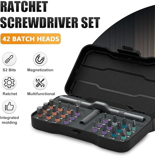 DIY Screwdriver 24 in 1, 2025 New 24 In 1 Multi Bit Magnetic Screwdriver Set Multifunctional Toolbox, Magnetic Screwdriver Set, Multi-function Magnetic Wrench Tool Combination Set