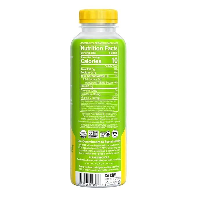 Lemon Perfect 6 Flavor Variety Pack 15.2 Fl Oz Bottles 12 Pack