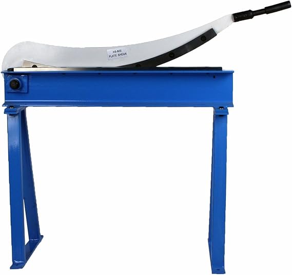 Erie Tools Manual Guillotine Shear 32" x 16 Gauge Sheet Metal Plate Cutting Cutter w/Stand