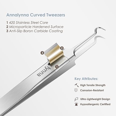 Visual Blackhead Remover Tweezers with Camera - 20x Magnification Pimple Popper Tweezers, with 2* Curved Comedone Extractor, Professional Pimple Acne Blemish Removal Tools Kit (6 Pcs Kit)