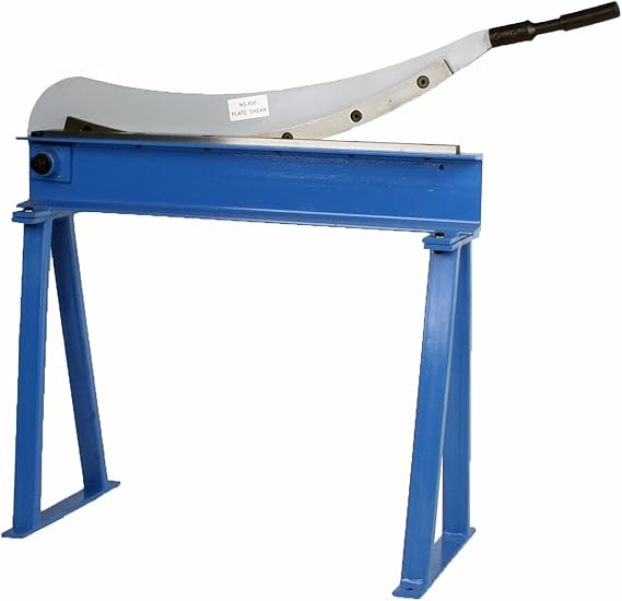 Erie Tools Manual Guillotine Shear 32" x 16 Gauge Sheet Metal Plate Cutting Cutter w/Stand