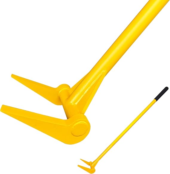 Upgrade ZOOKASEA Pallet Buster 45" with Handle, Heavy Duty Deck Board Removal Tool,Non-Slip Pry Bar Breaker for Flooring, Framing, Roofing and Construction