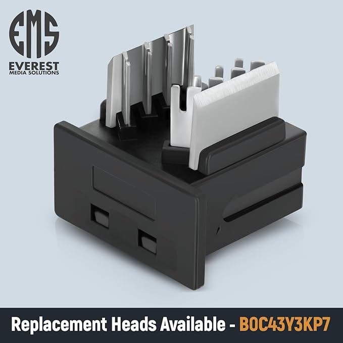 Everest 45Term - 45° Angled Speed Termination Keystone Tool - Time Saver Network Punch Down Tool - To Be Used ONLY with Everest 45° Angled RJ45 Cat5e, Cat6a and Cat6 Keystone Jacks (B0BCHJPRY4)