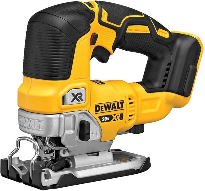 DEWALT 20V MAX XR Jig Saw, 3,200 Blade Speed, Cordless, Brushless Motor, LED Light, Bare Tool Only (DCS334B)