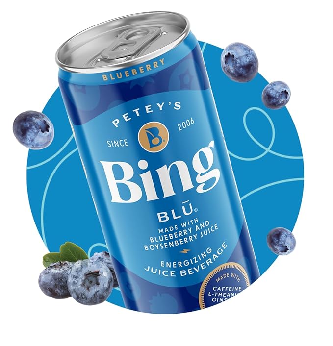 BING Energizing Juice Beverage – VARIETY All 6 Flavors (12oz/12pk) – Made with REAL Juice! Low Calorie; 5 B-Vitamins & Ginseng; 100-125mg Caffeine; Vegan, Gluten + Dairy Free. Incredibly DELICIOUS.