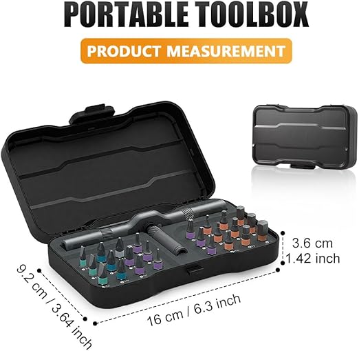 DIY Screwdriver 24 in 1, 2025 New 24 In 1 Multi Bit Magnetic Screwdriver Set Multifunctional Toolbox, Magnetic Screwdriver Set, Multi-function Magnetic Wrench Tool Combination Set