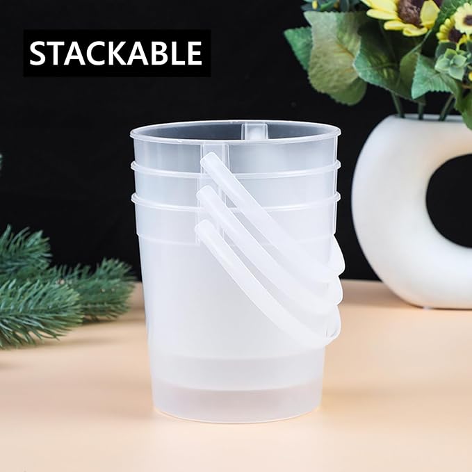 Vtopmart 4 Pack Clear Small Stackable Storage Drawers,Acrylic Bathroom Makeup Organizer,Plastic Storage Bins For Vanity, Undersink, Kitchen Cabinets, Pantry, Home Organization