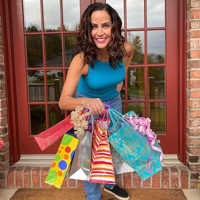 Click & Carry Grocery Bag Holder & Plastic Bag Carrier With Gel Padded Handle - Hands-Free Shopping Assistant for Multiple Bags, Paint Cans & Luggage - 100lb Capacity, As Seen on Shark Tank