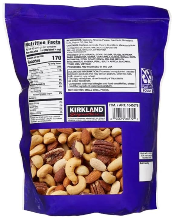 Signature's Kirkland Fancy Mixed Nuts, 40 Ounce