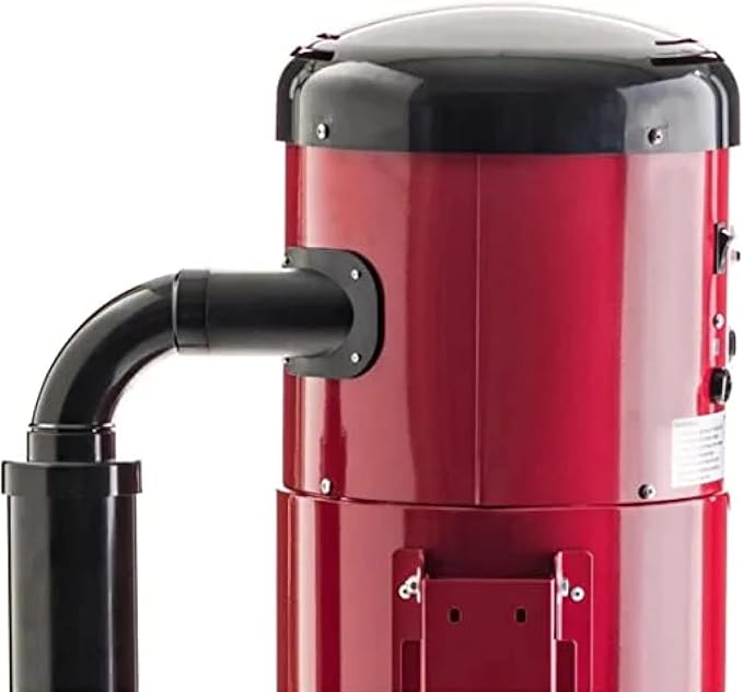 Prolux CV12000 Red Central Vacuum Cleaner Unit System Electric Hose Power Nozzle Kit 25 Year Warranty and HEPA Filtation System