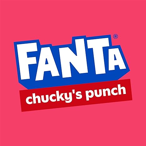 Fanta Fruit Punch Caffeine Free Soda Soft Drink, Chucky's Punch Halloween Edition, 12 fl. oz. cans, 12 pack