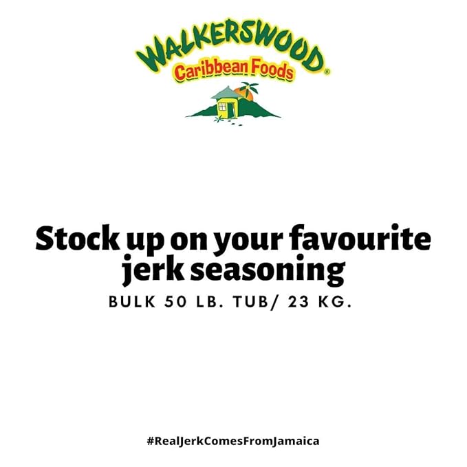 Walkerswood Traditional Jamaican Jerk Seasoning, Hot and Spicy, 50 lb.