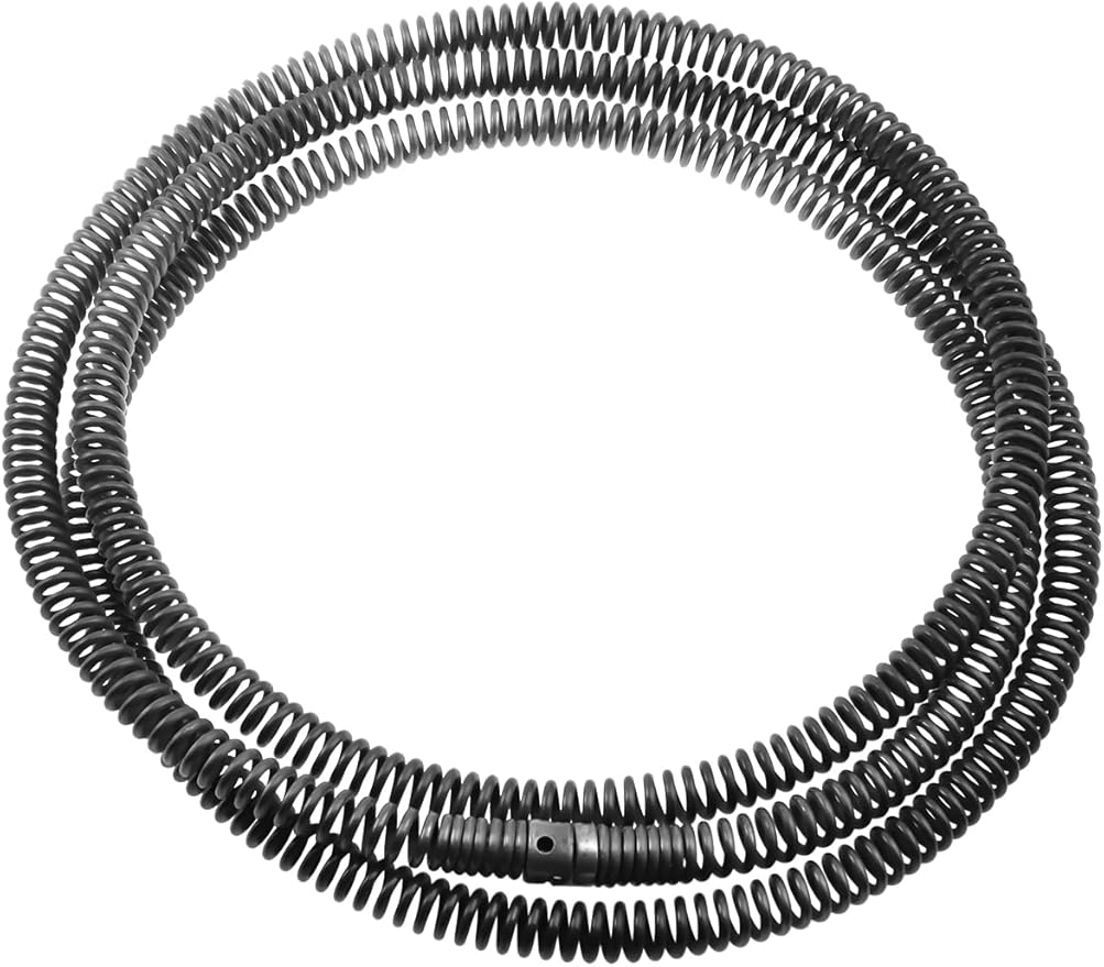 Drainage Snake Cable 8-1/5 Feet Long And 5/8 Inch Diameter Fit for Ridgid Segmentation Machine Replace 62270 Drain/Pipe Cleaning