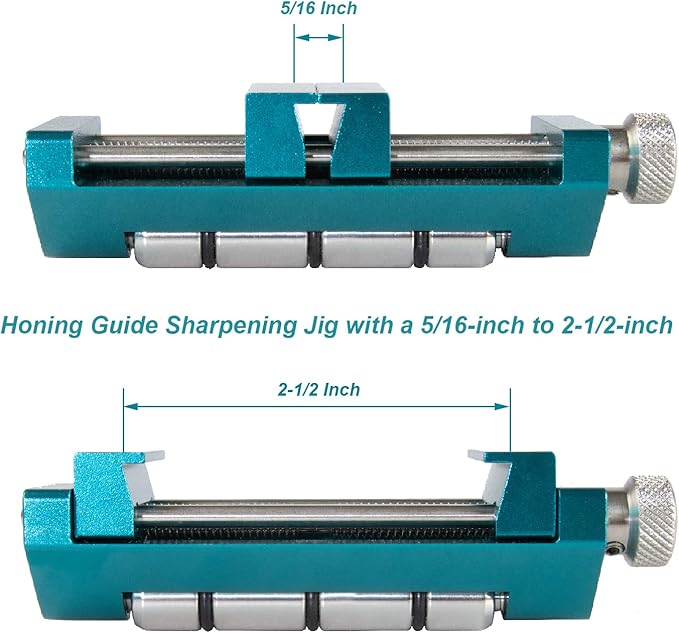 Triden Honing Guide Sharpening Guide for Chisels and Planes width 5/16-2-1/2 inch
