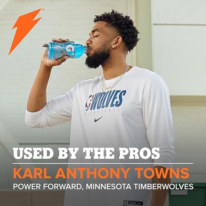 Gatorade Thrist Quencher, Frost Glacier Freeze Sports Drinks, 20 Fl Oz Bottles, 8 Pack
