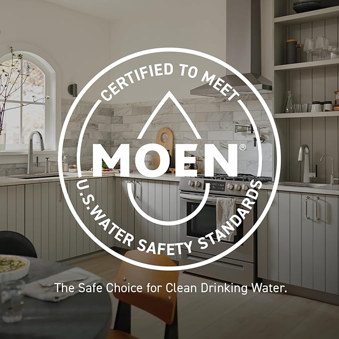 Moen Brantford Oil Rubbed Bronze Traditional One-Handle Kitchen Faucet with Pulldown Sprayer Featuring Power Boost and Reflex Docking System, 7185ORB