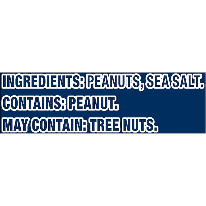 PLANTERS Peanuts, Dry Roasted Peanuts, Lightly Salted Snack Mix, Snacks for Adults - 16 oz. Jars, Pack of 12 PLANTERS Nuts