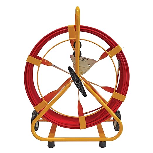 Jameson Duct Hunter Traceable Rodders are Your Non-invasive Underground Pipe locating Solution with 400 Feet of 5/16-inch Fiberglass Rod, Marked Every 5 Feet