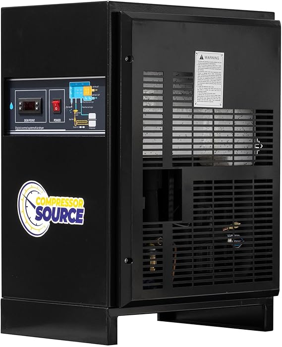 Compressor Source 125 CFM Refrigerated Air Dryer for Air Compressors Moisture Filter 110V CSRD-125