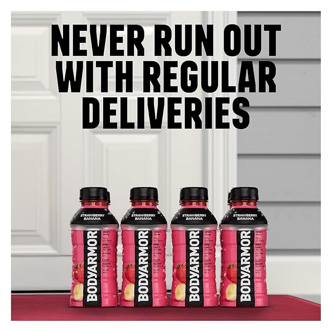 BODYARMOR Sports Drink Sports Beverage, Pineapple Coconut, Coconut Water Hydration, Natural Flavors With Vitamins, Potassium-Packed Electrolytes, Perfect For Athletes, 16 Fl Oz (Pack of 12)