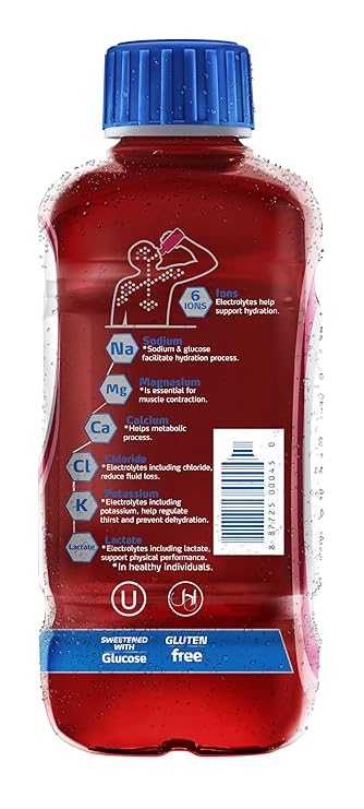 Electrolit, Electrolyte Beverage, Fruit Punch, 21 Fl Oz bottle (Pack of 12)
