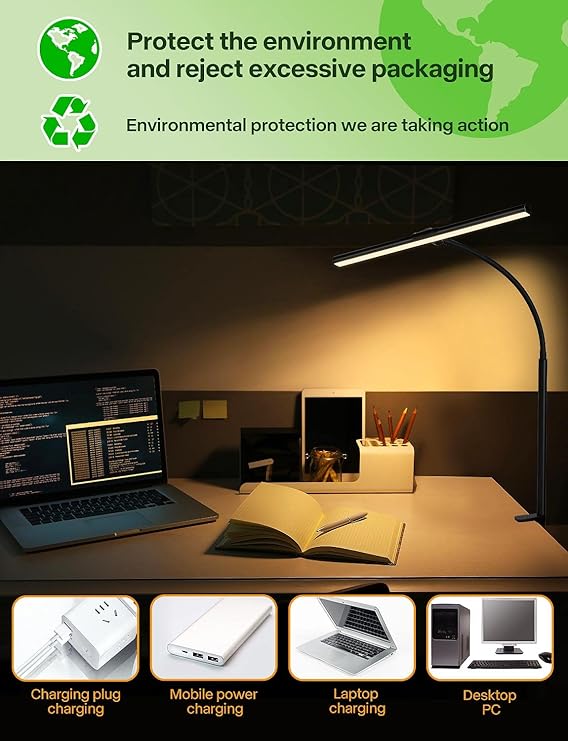 ACNCTOP Desk Lamp Architect Task Lamp